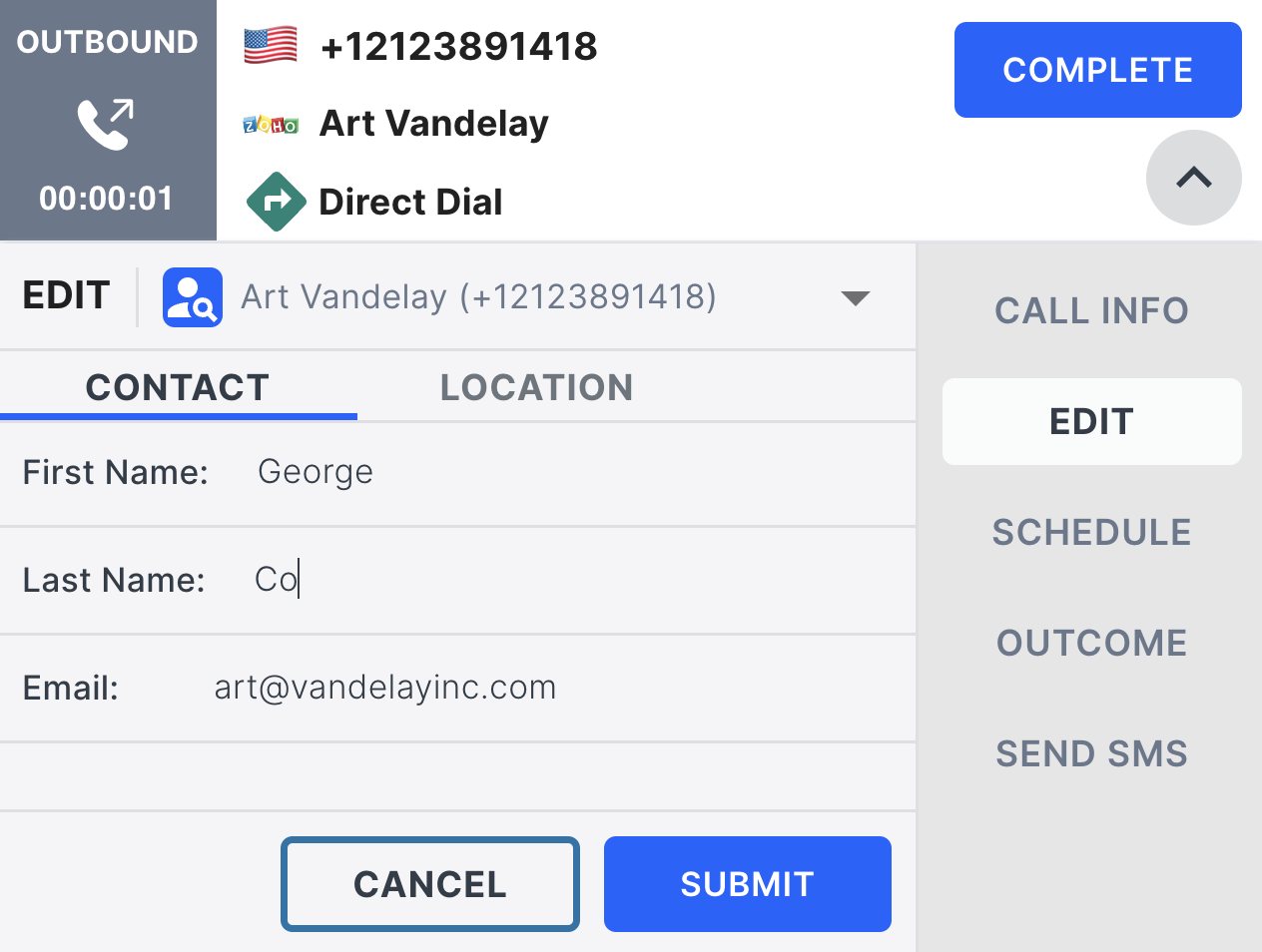 Zoho Omni-channel Voice And Sms Call Center Integration