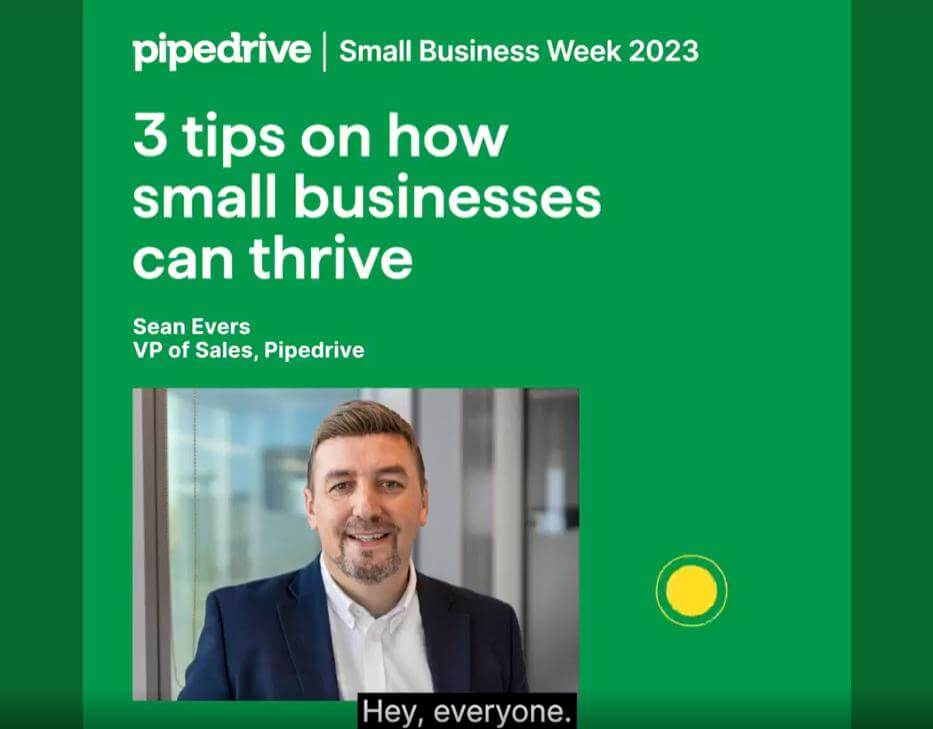 Pipedrive linkedin video